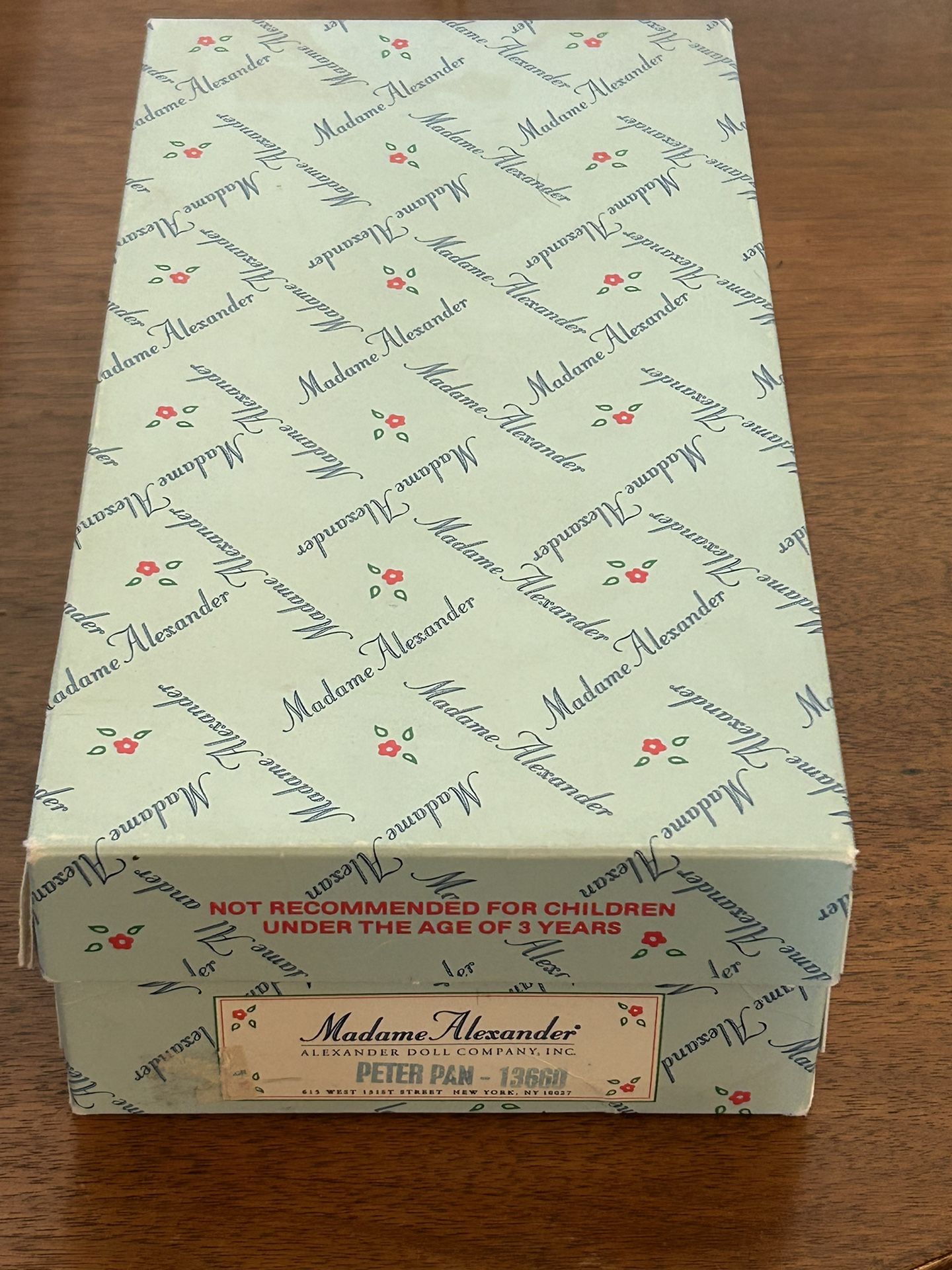 Madame Alexander Dolls - Peter Pan - Box Only