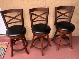 Wooden counter stools