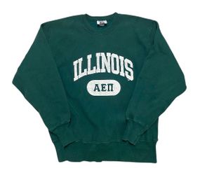 Vintage 1980’s Lee (Cross Grain) Illinois Fraternity Sweater
