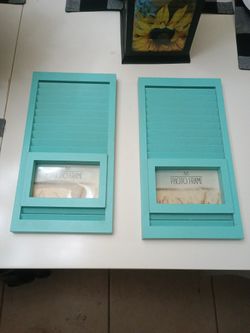 Picture Frame Shutters ($8 BOTH)