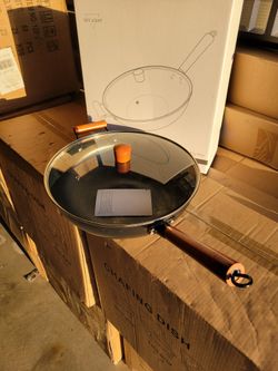 Carbon Steel Wok & Stir Fry Pan 13.5"