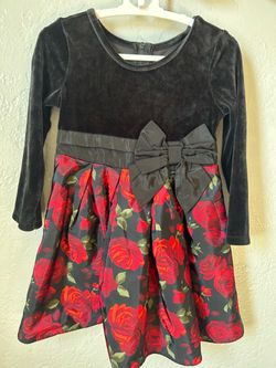 Velvet toddler dress size 3T