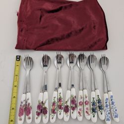 Spoons And Forks For Hors D'oeuvres Or Tea