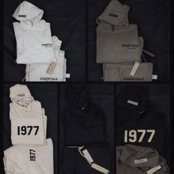 Essentials Hoodies, Pants Available 