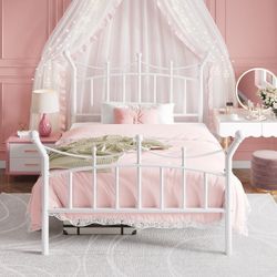 Brand new twin metal bed frame for $90
