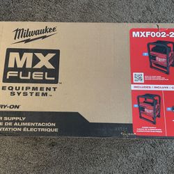 Milwaukee MX FUEL 3600-Watt/1800-Watt Lithium-Ion Battery Powered Portable Power Station Generator