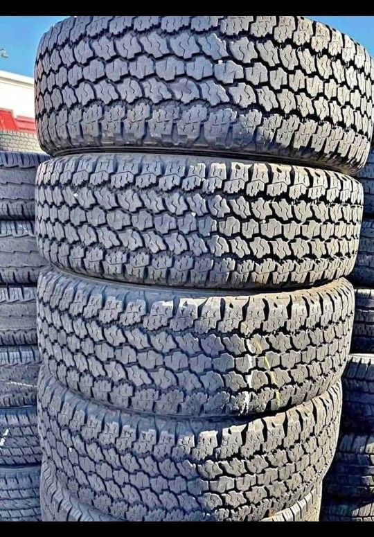 275 70 18 Goodyear Tires Con 80% De Vida Las 4tires ✅️📣📣📣
