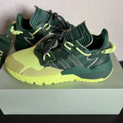 Adidas Ivy Park Nite Jogger - Dark Green/Frozen Yellow