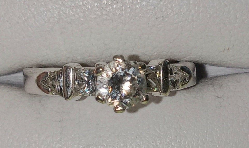 Sterling Silver Cz Ring