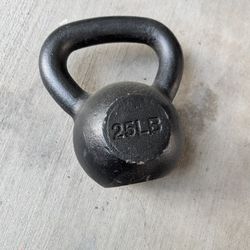 25 Ibs kettlebell