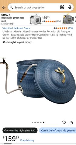 Garden Hose Storage Holder Pot