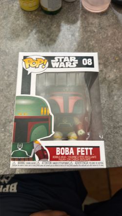 Funko Pop! Star Wars Boba Fett Vinyl Bobble-Head #08 figure.