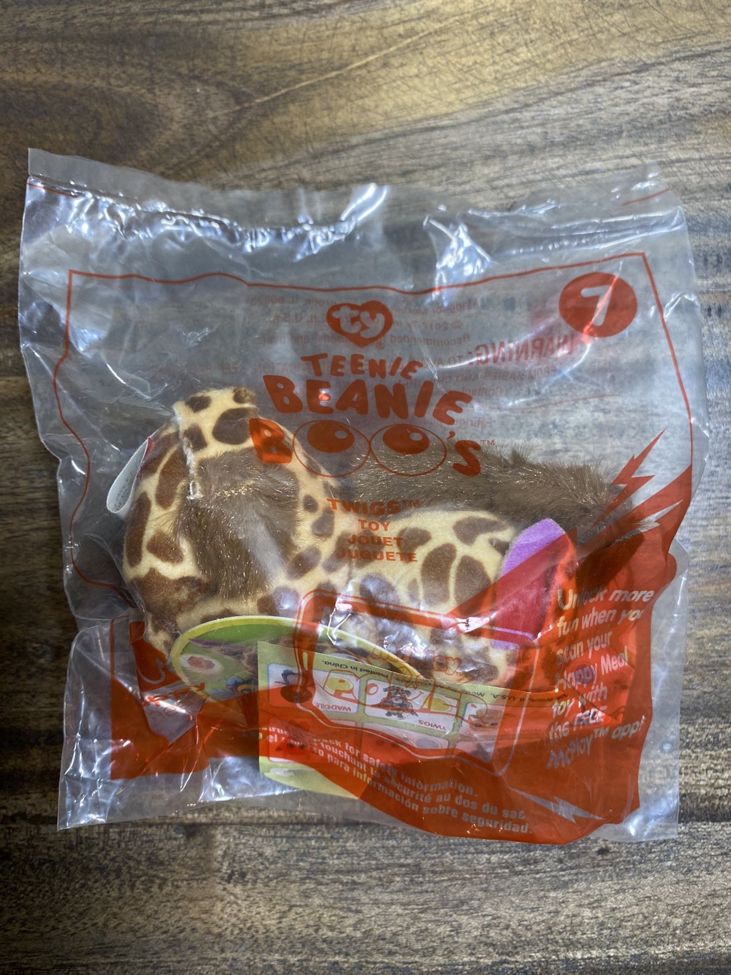 McDonald’s Happy Meal Toy Ty Beanie Boo’s #7 Twigs