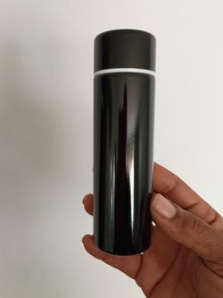 Black Stainless Steel Insulated Thermos Flask
