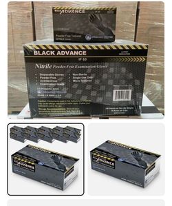 Advance 6mil Black nitrile gloves heavy duty 6mil if 63