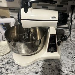 Vintage Sunbeam Mixmaster 12 Speed Kitchen Stand Mixer w/Beaters Tested Working