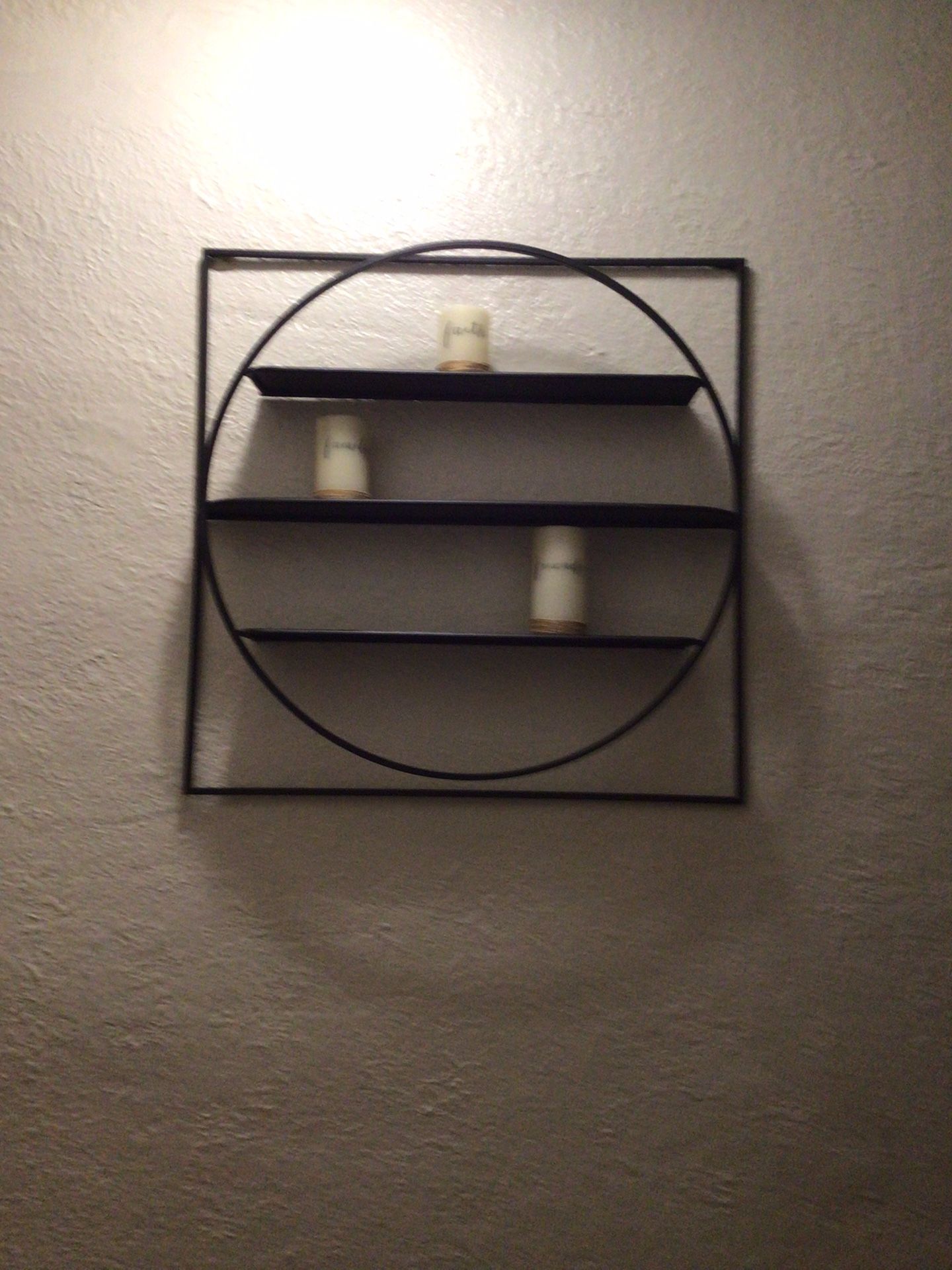 Unique Metal Shelf