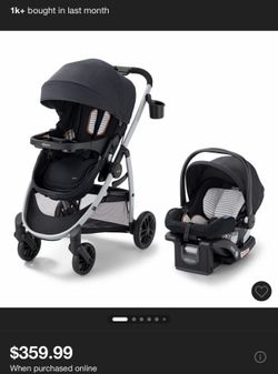 Graco car seat and stroller combo travel system
