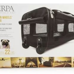 Sherpa Ultimate Pet Carrier On Wheels - Large, Airline Approved