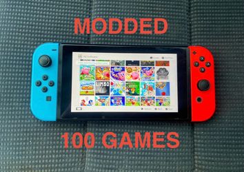 NINTENDO SWITCH V2 with 100 Switch Games Included