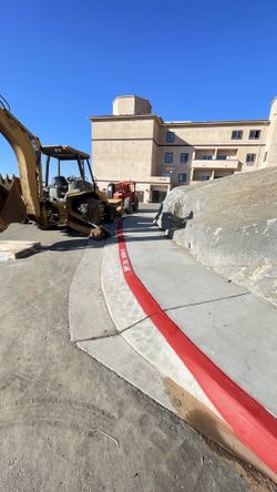 Curb Sidewalk Painting