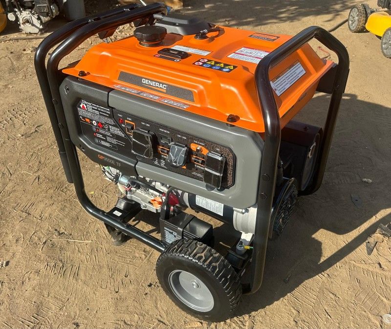 Generac
12500/9500-Watt Tri-Fuel Portable Generator, Easy-To-Use Electric Start, Wheel and Handle Kit Included