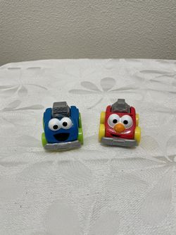 Sesame Street Elmo Cookie Monster Mattel Cars