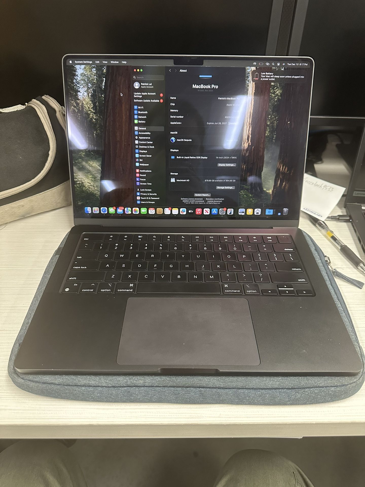 14" M3 Pro Macbook Pro 18GB 1TB