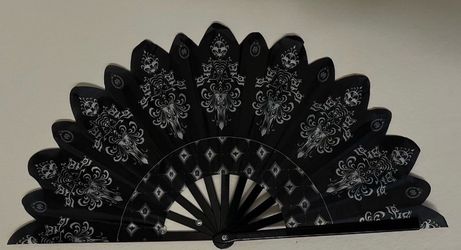 Disney haunted mansion patterned oversized fan