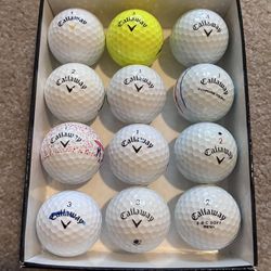 1 Dozen Of Callaway Golf Balls