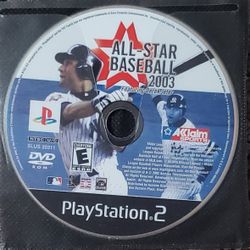 All Star Baseball 2003 Playstation 2