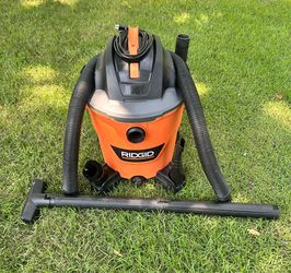 Ridgid 12 Gal. 5.0 HP Shop Wet Dry Vac with General Debris Filter, Locking Hose and Attachments