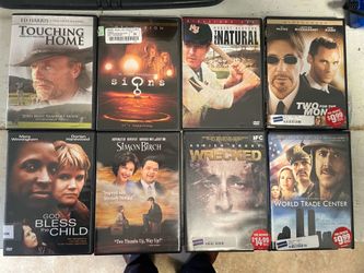 8 DVDS all for $8