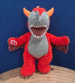 Build-A-Bear Magiquest Charlock the Red Dragon 16" Plush