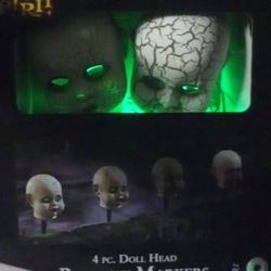 Halloween Cracked doll pathway lightup led