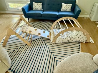 Wooden Pikler Climbing Playset for Kids