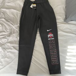 NWT Nike Ohio State Buckeyes Therma Fleece Sweatpants Jogger Size S CQ5662-060