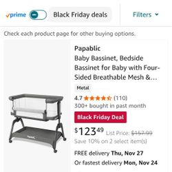 Papablic Baby Bassinet, Bedside Bassinet