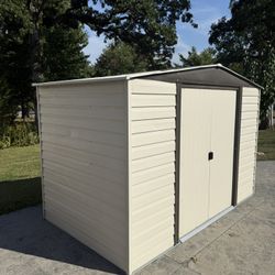 Aluminum shed