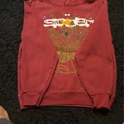 Maroon Young Thug Spider Hoodie