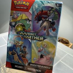 Pokémon Scarlet & Violet Journey Together Booster Bundle (6 Packs) – Sealed