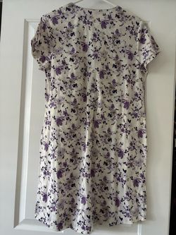 Liz Claiborne Floral Short Sleeve Shift Dress