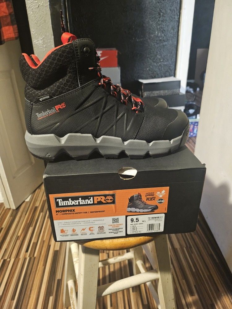 Men's Morphix 6" Steel Toe
Waterproof Work Boot Brand New Sz 9.5 $140
