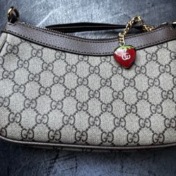 Gucci Monogram Strawberry Bag
