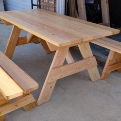Custom Made Picnic Tables And Garden Wooden Bridges