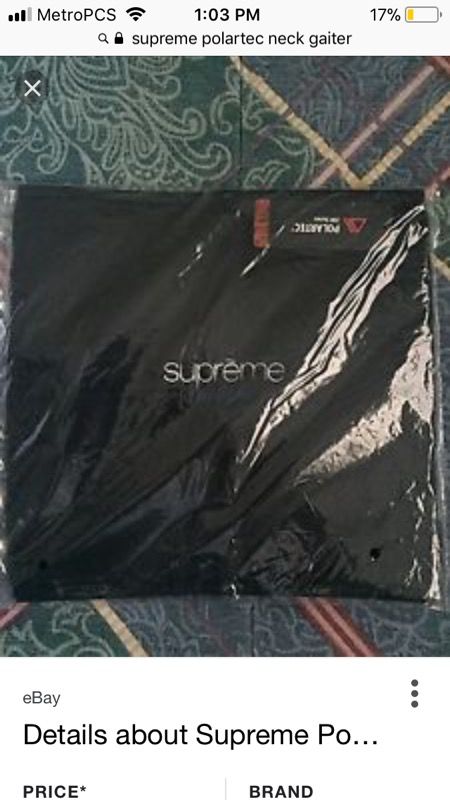 supreme polartec fleece neck gaiter for Sale in Orlando, FL - OfferUp