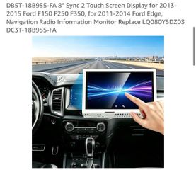 Ford Sync 2 8" Touch Screen Display DB5T-18B955-FA