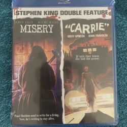 brand new sealed blu ray misery carrie bluray 