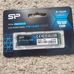 Silicon Power 512GB P34A60 NVMe M.2 PCIe Gen3x4 2280