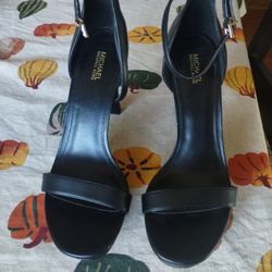 Michael Kors Margot Platform Sandals Leather In Black